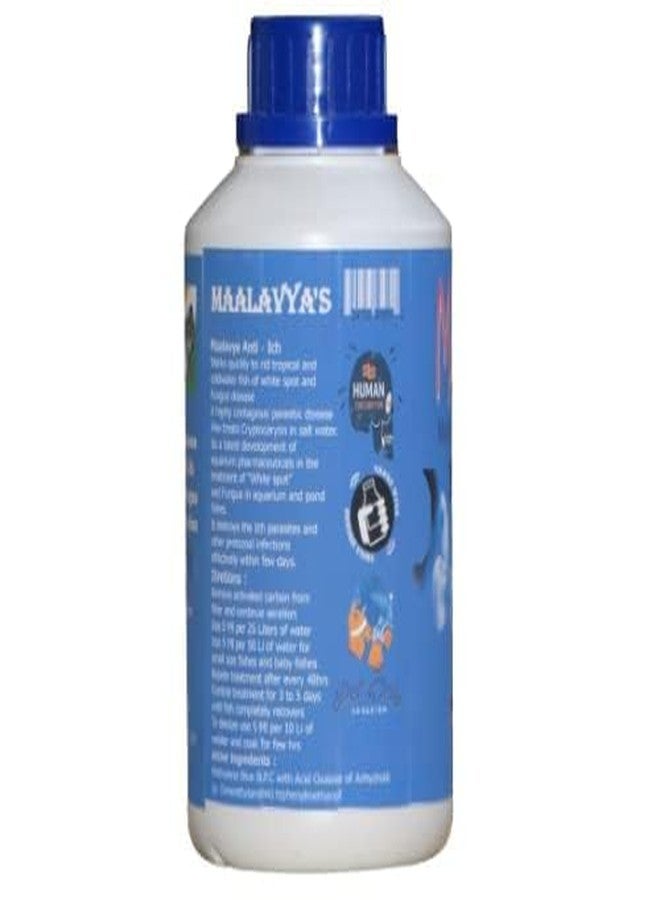 Maalavya مالافيا ميثيلين الأزرق (يُستخدم عند ظهور أولى علامات الفطريات) لجميع أنواع الأسماك ٥٠٠ مل - Image 3